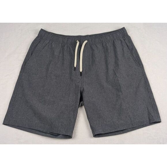 Fair Harbor One Shorts‎ Mens 2XL Gray Drawstring Unlined Athletic 8" inseam - Picture 1 of 7